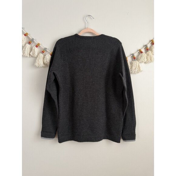 Smartwool 100% Wool Grey Crewneck Sweater Layering Winter Basics Warm Men S - Picture 2 of 10